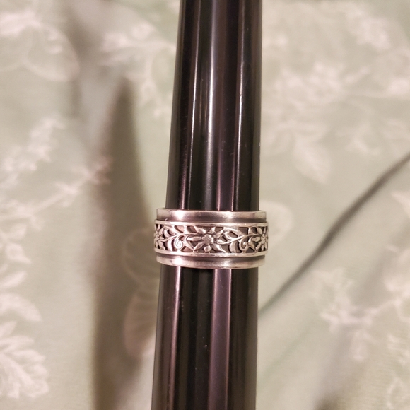 Gem Heaven sterling silver witchy black gemstone ring ooak artisan gothic - Picture 7 of 11